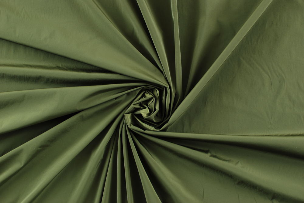 Tessuto idrorepellente verde militare stretch