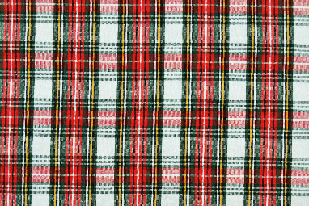 Tessuto A Quadri Scozzesi (Tartan) Rosso – 100% Poliestere – Larghezza 145 Cm – Ideale Per Abbigliamento E Decorazione – Metratura