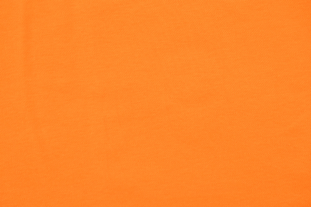 Jersey piqué di cotone leggero arancione