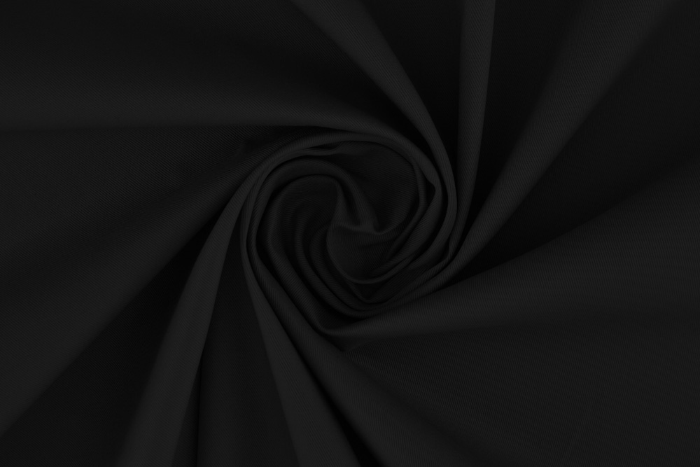 Twill puro cotone per abiti da lavoro 200gmq nero Twill puro cotone per abiti da lavoro 200gmq nero