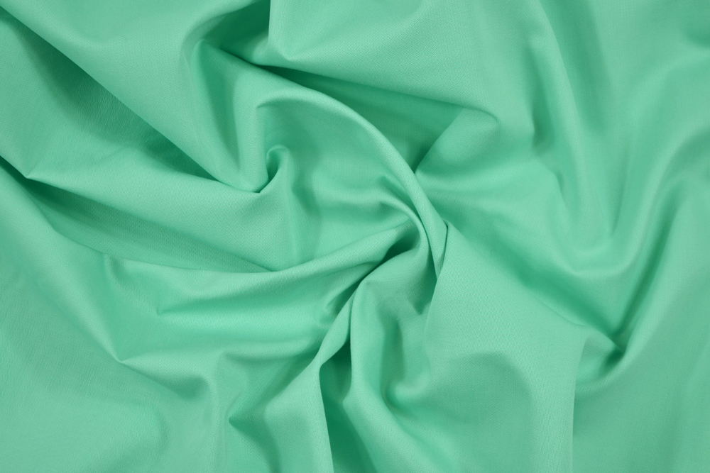 Saia in misto cotone verde acqua Saia in misto cotone verde acqua