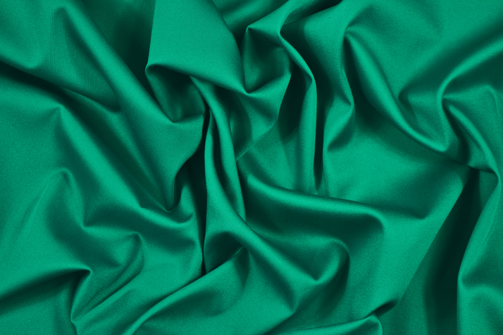 Twill di cotone stretch verde smeraldo Twill di cotone stretch verde smeraldo