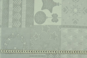 GOBELIN DI NATALE LUREX ARGENTO DOUBLE FACE