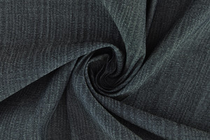 Denim stretch blu Principe di Galles tinto filo