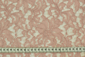 Pizzo cordonetto rosa antico