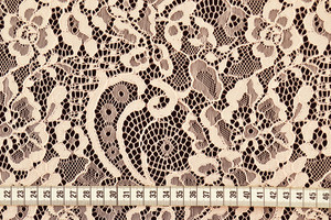 Pizzo cordonetto smerlato rosa chiaro