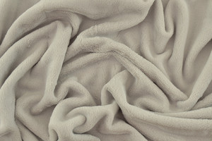 Coral fleece - Pile doudou grigio chiaro