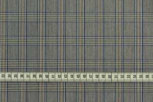 Tessuto ingualcibile a quadri in tinto filo