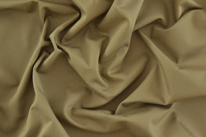 Gabardine pesante di cotone marrone