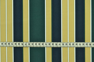 Tela rigida per tende da sole a righe beige verdi blu