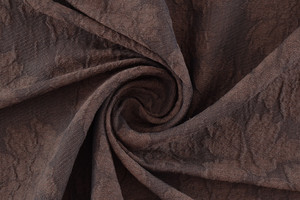 Jacquard puro cotone d'arredamento prugna a fiori