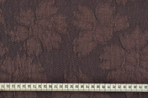 Jacquard puro cotone d'arredamento prugna a fiori