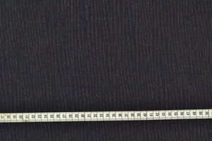 Jacquard puro cotone d'arredamento striato blu marrone