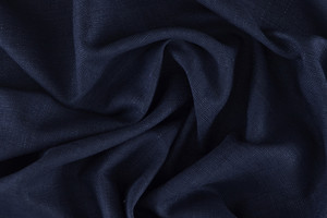 Tela d'arredamento in pura lana blu indaco
