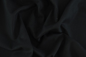 FUSTAGNO NERO DI COTONE/VISCOSA STRETCH