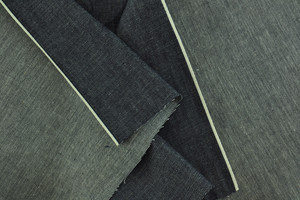 Denim selvedge leggero in puro cotone