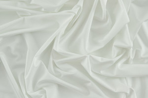 Jersey bi-stretch semi-trasparente opaco bianco