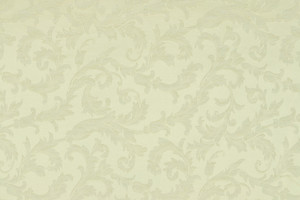 Damascato ramage avorio h.315cm