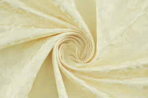 Damascato ramage avorio h.315cm