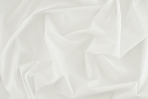 Popeline di cotone stretch bianco ottico