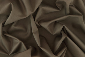 Twill leggero di cotone marrone scuro