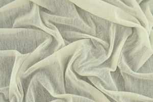 TULLE DI COTONE BIANCO PANNA