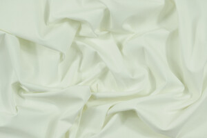 Cotone bianco panna stretch
