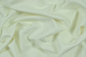 Drill pesante di cotone bianco panna