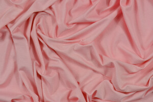 Jersey di cotone bi-stretch rosa baby