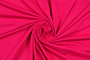 Jersey di cotone bi-stretch fucsia