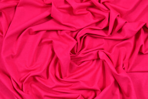 Jersey di cotone bi-stretch fucsia