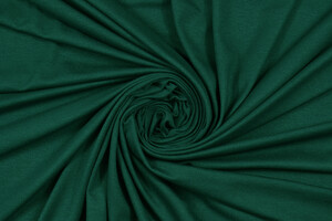 Jersey di cotone bi-stretch verde bottiglia