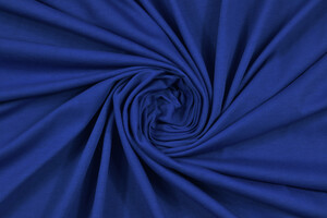 Jersey di cotone da t-shirt blu royal