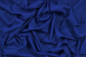 Jersey di cotone da t-shirt blu royal