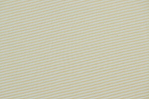 Jersey di cotone stretch a righe diagonali bianco e pesca chiaro