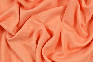 Tessuto simil-lino ingualcibile rosa salmone