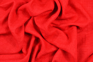 Tessuto simil-lino rosso ingualcibile