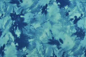 Lycra fantasia astratta blu e celeste