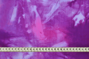 Lycra fantasia astratta malva e lilla