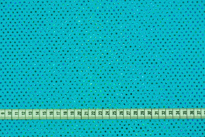 Lycra turchese con paillettes 330g