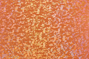 Lycra arancione con micro-paillettes cangianti