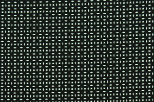 Popeline di puro cotone nero motivo geometrico traforato