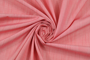 Chambray di puro cotone rosso
