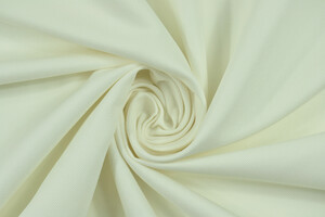Drill pesante di cotone bianco panna