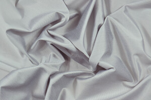 Misto cotone simil-shantung grigio perla