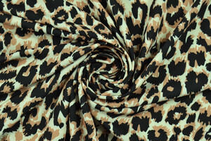 Crêpe animalier maculato