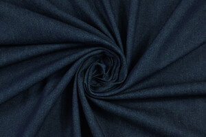 Denim blu puro cotone morbido 420g
