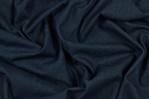 Denim blu puro cotone morbido 420g