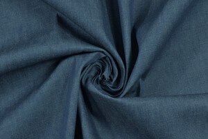 Denim blu medio lavato 100% cotone 370g