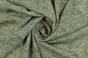 Georgette animalier micro-motivo leopardato